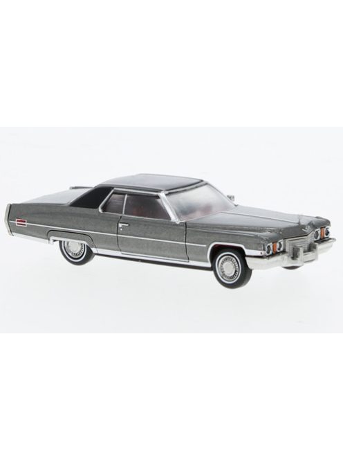 Brekina - Cadillac Coupe deVille, silber/schwarz, 1972, 1:87