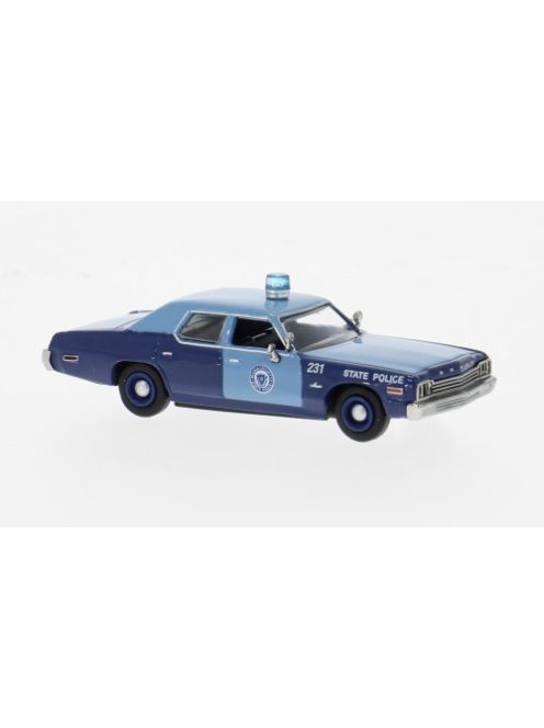 Brekina - Dodge Monaco, 1974, Massachusetts State Police, 1:87