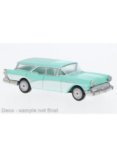   Brekina - Buick Century Caballero, helltürkis/weiss, 1957, 1:87