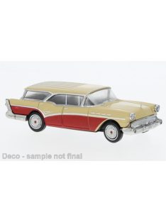 Brekina - Buick Century Caballero, beige/rot, 1957, 1:87