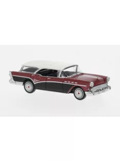 Brekina - Buick Century Caballero, rot/schwarz, 1957, 1:87