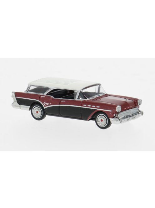 Brekina - Buick Century Caballero, rot/schwarz, 1957, 1:87