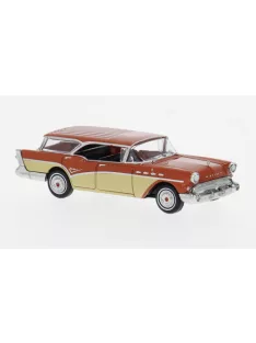   Brekina - Buick Century Caballero, orange/hellbeige, 1957, 1:87