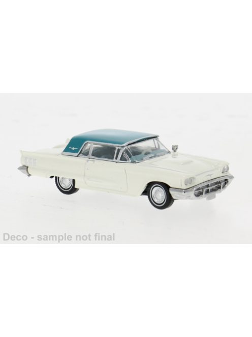 Brekina - Ford Thunderbird Cabriolet, weiss/blau, 1960, 1:87