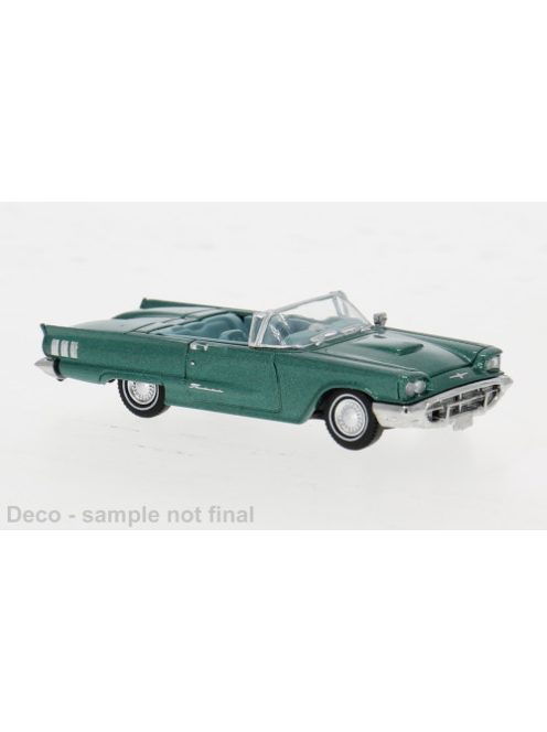 Brekina - Ford Thunderbird Cabriolet, grün, 1960, 1:87