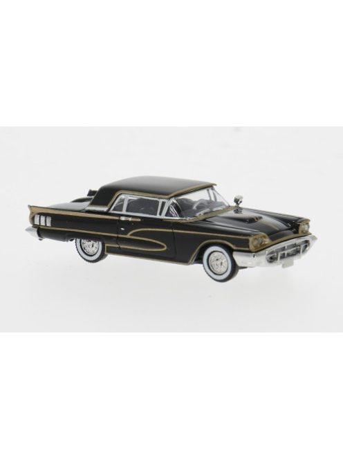 Brekina - Ford Thunderbird Cabriolet, schwarz/gold, 1960, 1:87