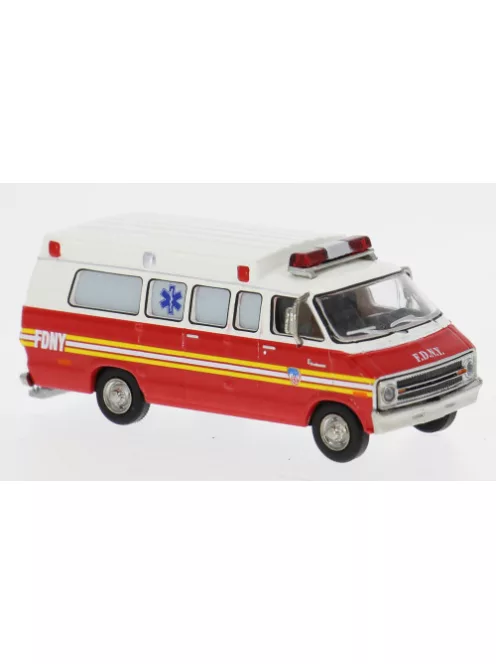Brekina - Dodge B 200 Ambulance 1975 FDNY