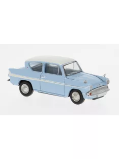 Brekina - Ford Anglia hellblau/weiss 1959