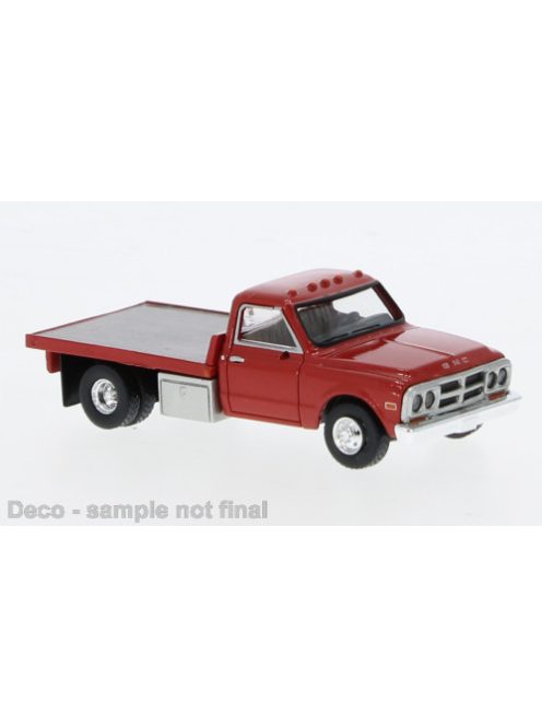 Brekina - GMC Sierra Grande Plattform, rot, 1968, 1:87