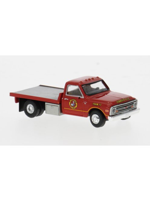 Brekina - Chevrolet Chevrolet C30 Plattform, rot, 1968, Foam 17, 1:87