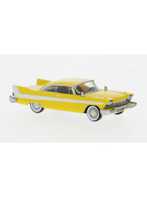 Brekina - Plymouth Fury, gelb/weiss, 1958, 1:87