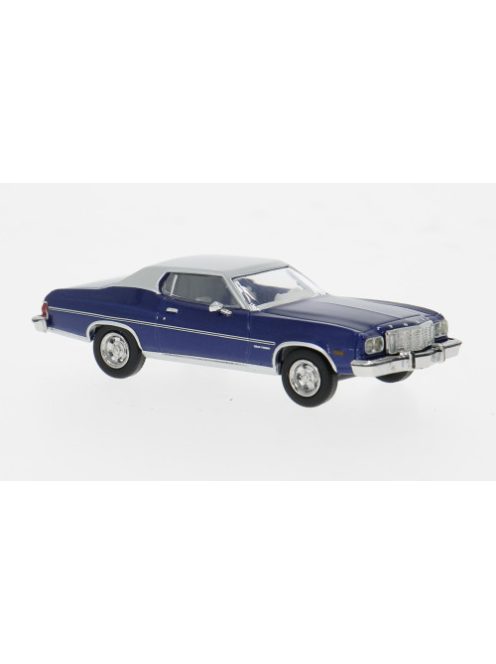 Brekina - Ford Gran Torino, dunkelblau/hellgrau, 1976, 1:87