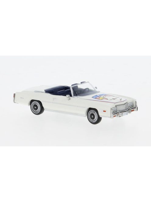 Brekina - Cadillac Eldorado Convertible, weiss, 1976, American Eagle, 1:87