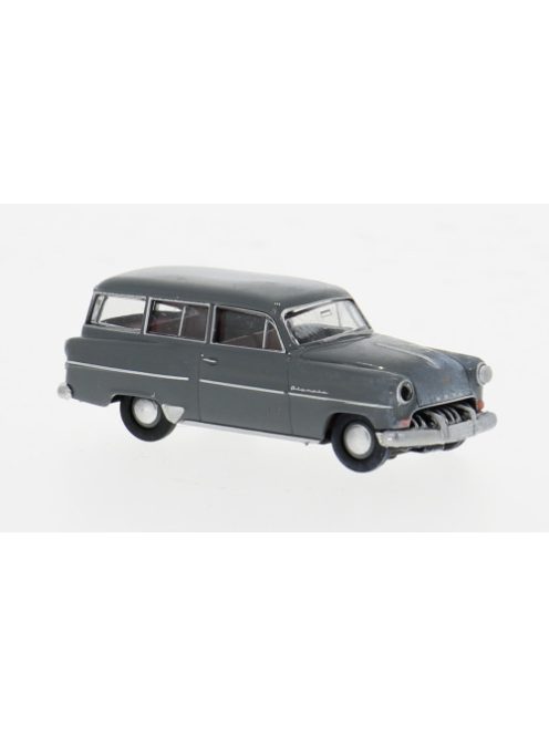 Brekina - Opel Olympia Caravan, dunkelgrau, 1954, 1:87