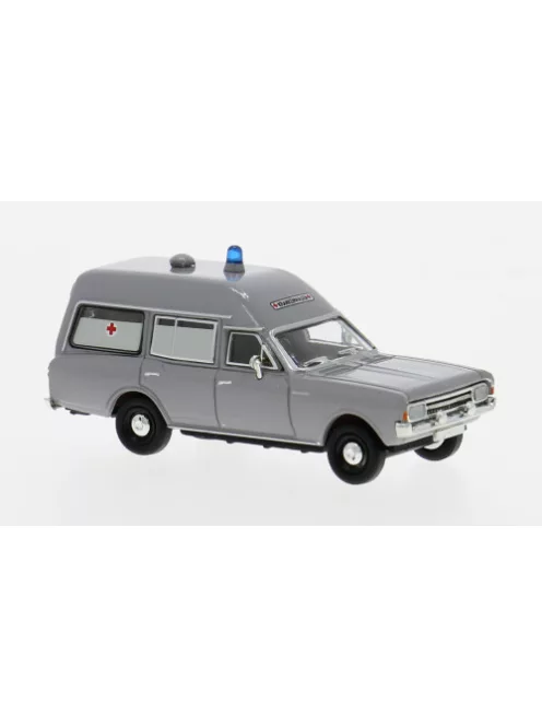Brekina - Opel Rekord C KTW grau 1968 DRK
