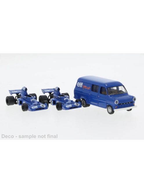 Brekina - Set Tyrrell 006, Formel 1, GP Nürburgring, 1973, Elf, 1:87