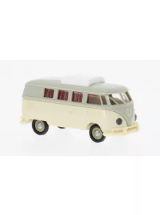 Brekina - VW T1b Camper, grau/hellbeige, 1960, 1:87