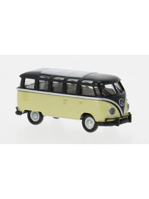 Brekina - VW T1b Samba schwarz/hellgrün 1960