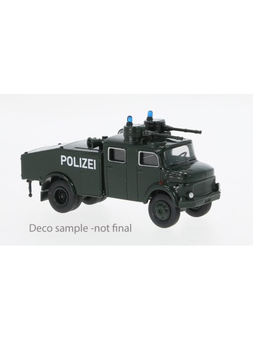 Brekina - Mercedes LA 1113 Wasserwerfer, dunkelgrün, 1966, Polizei, 1:87