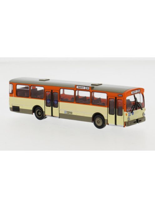 Brekina - Mercedes O 305 Stadtbus, 1972, Stadtwerke Frankfurt, 1:87