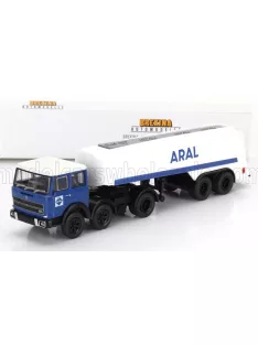 Brekina - FIAT 691 T TANKER TRUCK ARAL 1970 BLUE WHITE