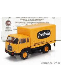   Brekina Plast - Fiat 642 Truck Cassonato Pasta Fredella 2-Assi 1962 Yellow Black