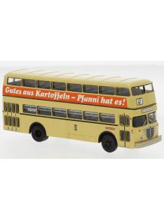   Brekina - Brekina, Büssing D2U Doppeldecker, 1960, BVG - Pfanni, 1:87