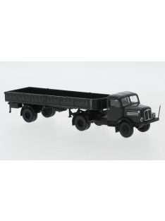 Brekina - IFA S 4000-1, dunkelgrün/schwarz, 1960, 1:87