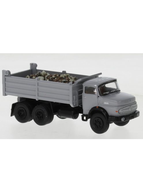 Brekina - Brekina, Mercedes LAK 2624, grau/schwarz, 1970, 1:87