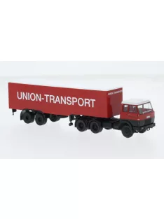   Brekina - Brekina, Hanomag Henschel F 221 S Koffer-SZ, 1969, Union Transport, 1:87