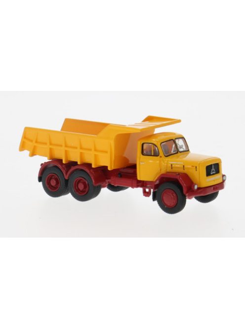 Brekina - Magirus Jupiter Kipper, dunkelgelb/dunkelrot, 1960, 1:87