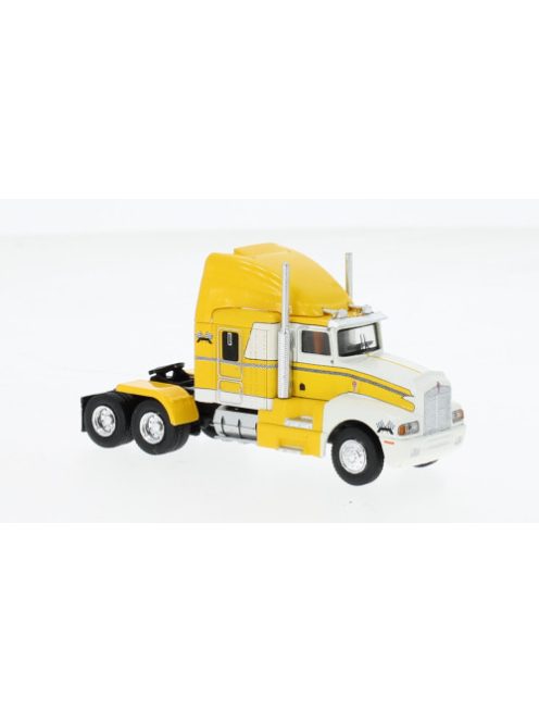 Brekina - Brekina, Kenworth T 600, gelb/weiss, 1984, 1:87