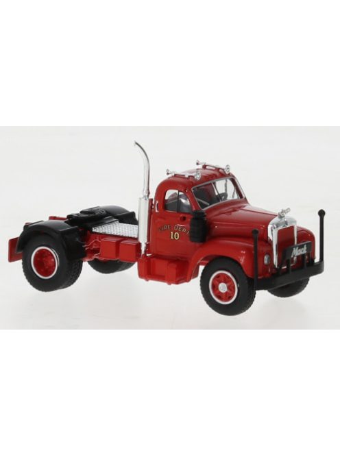Brekina - Mack B 61, rot, 1953, Fire Dept., 1:87