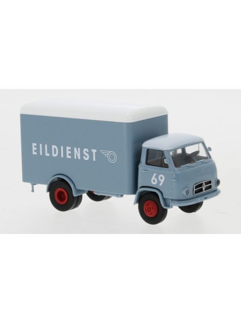 Brekina - Borgward B 655 Koffer, 1959, blaugraue Spedition, 1:87