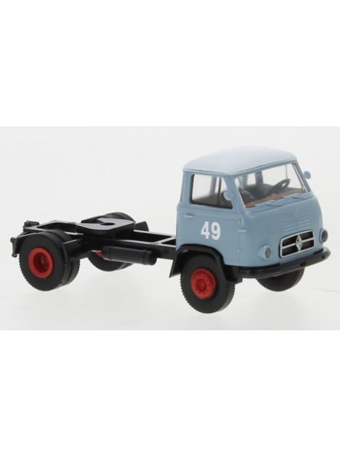 Brekina - Brekina, Borgward B 655 SZM, 1960, blaugraue Spedition, 1:87