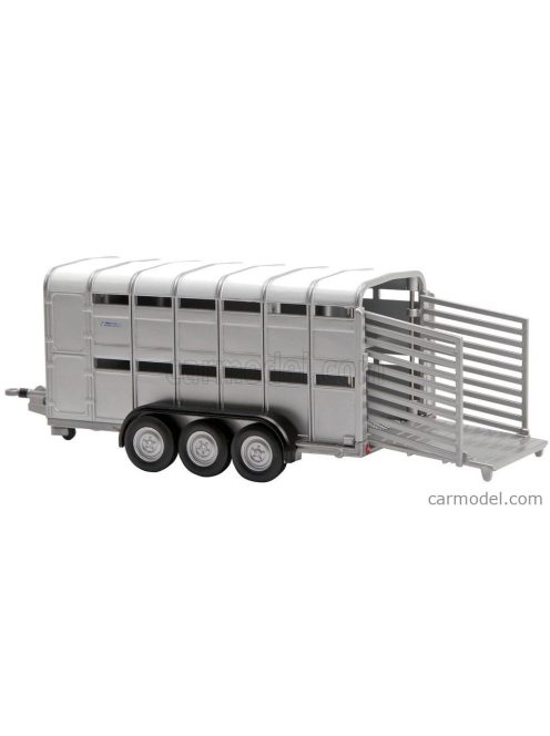 Britains - Ifor Livestock Trailer - Trasporto Animali Bestiame Silver White