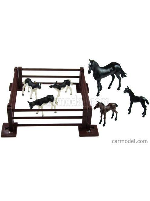 Britains - Accessories Set Baby Animal With Horse And Hurdle Various