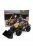 Britains - NEW HOLLAND TH7.4Z PANORAMIC TELESCOPIC RUSPA GOMMATA TRACTOR - SCRAPER - ELEVATORE BLACK YELLOW