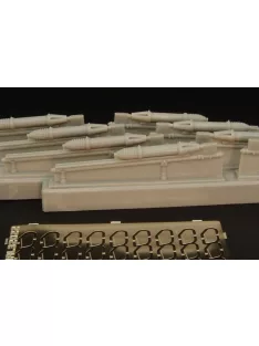   Brengun - 1/32 Soviet rockets RS82 resin-PE set of soviet airborn rockets