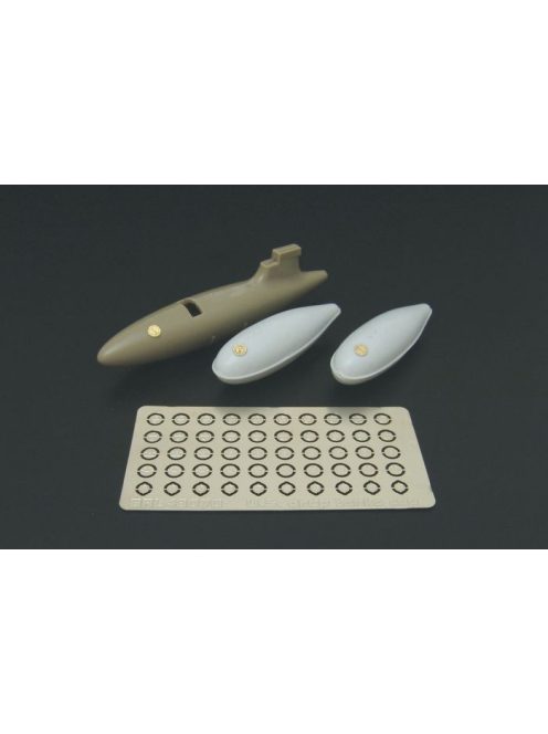 Brengun - 1/48 U S  drop tanks caps PE accessories