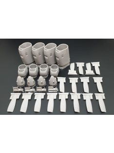   Brengun - 1/48 C-130 E-H engine set (Italeri kit) resin set for Italeri kit