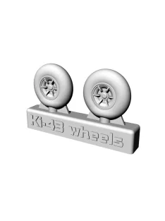 Brengun - 1/48 Ki-43 Wheels Resin wheels