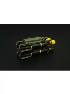  Brengun - 1/48 AGM-114 Hellfire (8pcs 2 racks) Resin construction kit of U.S. air to ground missiles