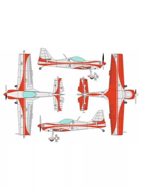 Brengun - Zlin Z-50 masks (KP kit)