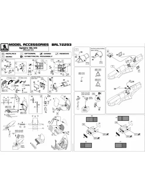 Brengun - Spitfire Mk.VIII for AZmodel