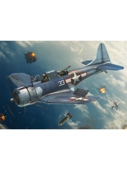 Brengun - 1/144 SBD-5 Dauntless „Pacific theatre“ Plastic injection kit