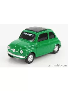   Brumm - Fiat 500 1965 - Viva L'Italia 150Th Anniversario Italia 1861 - 2011 Green