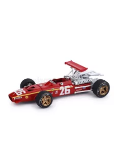   Brumm - FERRARI F1  312 N 26 WINNER FRANCE GP 1968 JACKY ICKX RED WHITE