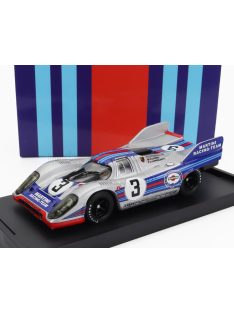   Brumm - PORSCHE 917K TEAM MARTINI RACING N 3 1000km MONZA 1971 VIC ELFORD - GERARD LAROUSSE SILVER BLUE