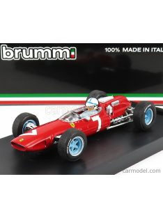   Brumm - Ferrari F1 158 N 7 Winner German Gp John Surtees 1964 World Champion - With Driver Figure Red